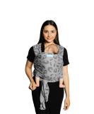 MOBY Night Leopard Baby Wrap Carrier | 100% Cotton | For Newborn to Toddler | Up to 33lbs | Breathable & Stretchy | Unisex - Buy Online on GoSupps.com