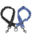 Buy NASJAC Double Dog Leash | 360 Rotatable No-Tangle Design | Adjustable Shock-Damping for All Sizes | Reflective & Durable | Black & Blue - Buy Online on GoSupps.com