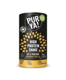 Purya!Vegan high protein shake vanilla vegan high protein drink in organic quality with real bourbon vanilla protein beverage powder for sports and fitness lactose -free 1x 500g vanilla 500.00 g (1 Pack) - Buy Online on GoSupps.com