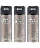 David Beckham Beyond Deodorant Anti-Perspirant Body Spray for Men 150 ml 3 Pack - Buy Online on GoSupps.com