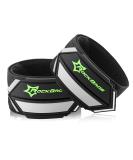 Rockbros Reflector Tapes Reflective Trousers - Velcro Fastener for Outdoor Jogging Cycling & Hiking | Black & Silver Size - Buy Online on GoSupps.com