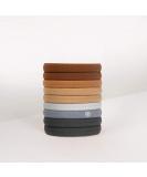 GIMME Bands Any Fit Hair Ties | No Break Microfiber Hair Elastics | A Firm Yet Gentle All Day Hold with No Snagging, Dents, or Breakage | Neutrals - Buy Online on GoSupps.com