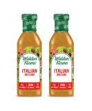 Walden Farms Italian Dressing 12 oz. Bottle Fresh and Delicious Salad Topping Sugar Free 0g Net Carbs Condiment Smooth and Tangy 2 Pack Italian 12 Fl Oz (Pack of 2) - Buy Online on GoSupps.com
