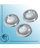 SH71 Replacement Heads for Philips Norelco Series 7000 & 5000 - Pack of 3 Compatible Shaving Blades - Silver Dragon Shave - Buy Online on GoSupps.com