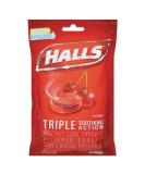 HALLS Triple Action Cherry Cough Drops - 30 Count Bag | International Shipping Available - Buy Online on GoSupps.com
