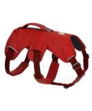 RUFFWEAR Web Master Dog Harness | Padded Anti-Escape Design | 2 Lead Attachments | Size Medium (69-81 cm) | Red Sumac - Buy Online on GoSupps.com