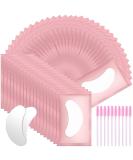URAQT Eye Gel Pads 50 Pairs Eyelash Extension Pads Lint Free Eye Lash Patches with 10 Eyelash Brush Under Eye Gel Pads Premium Eyelash Pads for Pro Salon and Individual Eyelash Extension (Pink) - Buy Online on GoSupps.com
