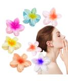 6 Pcs Claw Clip Flower Claw Clips Hawaiian Claw Clips Nonslip Flower Hair Clip for Women Girls Thick Medium Hair - Buy Online on GoSupps.com