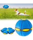 UFO Magical Flying Saucer Ball - Ultimate Frisbee Dog Toy for Training & Play | Blue - Buy Online on GoSupps.com