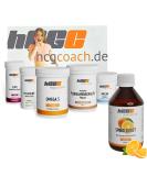HCGC Original Basic Package - 30-Day Nutritional Supplements & 21-Day Metabolic Cure with Sugar-Free Speedboost Syrup (Orange) - Free 9 Days & Instructions Brochure - Buy Online on GoSupps.com