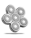 6D Head Shaver Replacement Heads - Electric Razor Blades for Men | Premium Quality Head Shavers - Buy Online on GoSupps.com