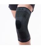 Knee Brace for Pain Relief - Compression Sleeve for Men & Women | Support for Meniscus Tear & Arthritis | Small Dark Grey - Buy Online on GoSupps.com