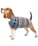 Hjumarayan Boho Dog Sweater - Blue XS | Thick Christmas Sweater for Small Breeds like French Bulldog & Chihuahua | Beautiful & Cozy Dog Apparel - Buy Online on GoSupps.com