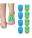 4 Pairs of Heel Spur Inserts & Cushions | Orthopedic Gel Insoles for Plantar Fasciitis Relief - International Shipping Available - Buy Online on GoSupps.com