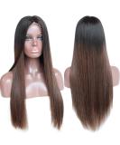 Zana Wigs - 20 Ombre Brazilian Real Hair Lace Front Wig for Dark-Skinned Women | Adhesive-Free Silky Smooth with Baby Hair - Buy Online on GoSupps.com