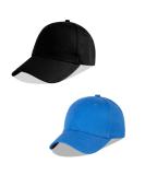 LANGZHEN 100% Cotton Kids Plain Baseball Cap Hat - Adjustable Sun Hat for Girls Boys 1-2 Years, Black+Blue - Buy Online on GoSupps.com