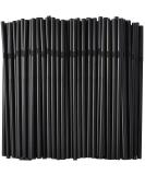 ALINK 500-Pack Black Flexible Drinking Straws - 7.75 Plastic Bendy Straws (Disposable) | Pack of 500 - Buy Online on GoSupps.com