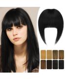 RUWISS Clip in Fringe 100% Human Hair Clip in Bangs Thick Bangs Fringe with Temples Fringe Extensions Clip in Hair for Women Bangs Hairpieces for Daily Wear(Natural-black ) 15 g (Pack of 1) Natural-black - Buy Online on GoSupps.com