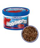 King British | Bloodworm Treats | For All Coldwater Tropical & Marine Fish Turtles & Terrapins | High Protein & Iron | Provides Excellent Colour & Condition | Complementary Treats | 7g Single - Buy Online on GoSupps.com