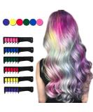 Warm Girl Hair Chalk Comb - 6 Colors Washable Temporary Hair Color for DIY Cosplay & Parties | Perfect Gift for Christmas Halloween & Birthdays - Buy Online on GoSupps.com