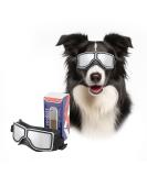 Petleso Adjustable UV Protective Dog Glasses for Large Dogs - Cool Motorcycle Style Sunglasses for Medium/Large Breeds - Buy Online on GoSupps.com