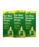 Ear Wax Removal Drops, 0.5 fl oz (Pack of 3) - Buy Online on GoSupps.com