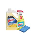 Plexon Microfiber Cleaning Cloth & Fresh Scent Multisurface Cleaner Spray - 23 Fl Oz & 1-Gallon Windex Refill | International Shipping Available - Buy Online on GoSupps.com