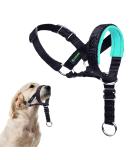 ILEPARK Dog Halver with Seat Belt | Adjustable & Easy Control Head Dish for Dogs | Stop Pulling | Large Green - International Shipping Available - Buy Online on GoSupps.com