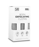Body Exfoliating Cloths - S&T INC. 3 Pack, 11.8x35.4 Inch, Grey | Smooth Skin Care - Buy Online on GoSupps.com