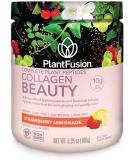 PlantFusion Complete Plant Peptides Collagen Beauty Strawberry Lemonade 6.35 oz (180 g) - Buy Online on GoSupps.com