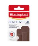 Elastoplast Sensitive Hypoallergenic Plasters for Dark Skin (20 Pieces) - Painless Soft & Breathable Fabric Plasters - Buy Online on GoSupps.com