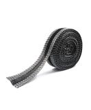 LELE LIFE 32.8ft Self-Adhesive Pants Hem Tape - Permanent Washable Iron-On Clothing Tape for Pants, Jeans & Clothes - Black - Buy Online on GoSupps.com