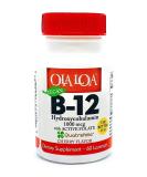 Ola Loa Cherry Vitamin B12 Sublingual Supplement - Vegan Formula for Energy, Nerve & Brain Support - 60 Tablets - Buy Online on GoSupps.com