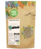 Wholefood Earth Organic Rye Grain 1kg | GMO Free | Vegan | High Fibre | Certified Organic - Buy Online on GoSupps.com