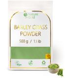 Organic Barley Grass Powder 500g - 1.1lb | Vegan & Non-GMO | Pure Superfood Blend for Cocktails - Buy Online on GoSupps.com