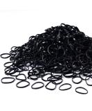 1000 Black Elastic Hair Bands - MORGLES Rubber Bands for Braiding and Hairstyles - Buy Online on GoSupps.com