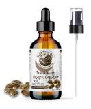 Buy Bella Terra Black Castor Oil 4oz - Rich in Vitamins & Ricinoleic Acid for Radiant Skin - International Shipping Available - Buy Online on GoSupps.com