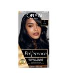 L'Oreal Paris Preference Hair Dye Long Lasting Luminous Permanent Hair Colour 1 Napoli NAPOLI 01 - Buy Online on GoSupps.com