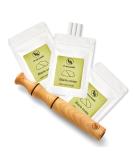 Aromatherapy Inhaler for Essential Oils | Wooden Smoking Cessation Stick | Personal Diffuser with 3 Refillable Cotton Inserts - Buy Online on GoSupps.com