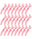 Ondder 24 Pack Pink Alligator Hair Clips for Styling and Sectioning - Professional Barber and Salon Clips for Hair Coloring and Cutting - Buy Online on GoSupps.com
