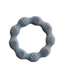 Boppabug Silicone Teething Ring - Minimalist Sensory Toy for Babies | Safe Teething Bracelet (Pebble) - Buy Online on GoSupps.com