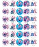 30 Stitch And Angel Cupcake Toppers Edible Wafer Paper Fairy Cake Toppers Birthday Cakes - Buy Online on GoSupps.com