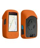kwmobile Case for Wahoo Elemnt Bolt V2 - Black Orange Silicone GPS Bicycle Protective Cover - Durable & Lightweight - Buy Online on GoSupps.com