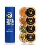 Gourmet Barbecue Spice Gift Set (Chicken Rub Lamb Rub Cajun Spice Chimichurri Steak Rub) - Premium Spice Gift Sets by ZEST & ZING. Christmas Housewarming Birthday Wedding Gifts for Foodies. - Buy Online on GoSupps.com