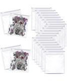 Pill Pouch Bags - 24 Reusable Zippered Clear Plastic Bags for Travel Medicine Storage and Organization - Buy Online on GoSupps.com