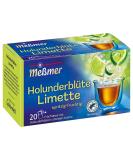 Meßmer Elderflower-Lime | 20 tea bags | Vegan | Gluten-free | Lactose-free - Buy Online on GoSupps.com