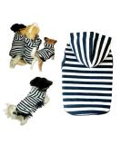 Newborn Kitten Cat Chihuahua Clothes Puppy Dog Coat Smaller Breeds XXXXS Stripey Hoody PJS Cosy Top (Black+White XXXXXS- XXXXS (4-6 weeks Kitten)) XXXXXS- XXXXS (4 - 6 weeks Kitten) Black+White - Buy Online on GoSupps.com