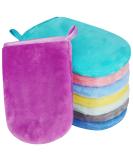 PHOGARY Pack of 8 Bath Mitten Gloves - Premium Cotton Lace Washing Mitts 8 Colors 15x21 cm - International Shipping Available - Buy Online on GoSupps.com