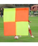 2-Piece Referee Flag Set with Storage Bag | Premium Quality for Football, Hockey & More - Buy Online on GoSupps.com