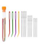 16pcs Large-Eye Blunt & Bent Tapestry Needles Set - Stainless Steel Yarn Knitting, Sewing, Crochet Projects - 2 Styles - Buy Online on GoSupps.com